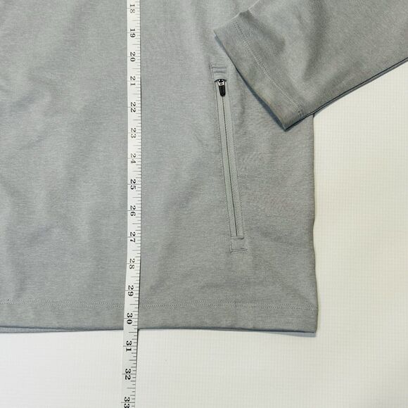 Vuori Sunday Element Track Jacket Mens Size 2XL XXL Gray V265 Sleeve Embroidered - Picture 11 of 12